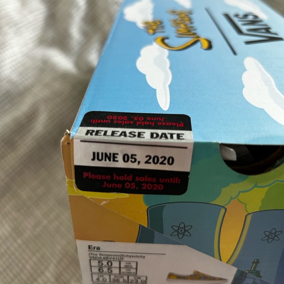NWT! Limited release Simpsons itchy and scratchy vans sneakers 6.5 - Picture 5 of 5